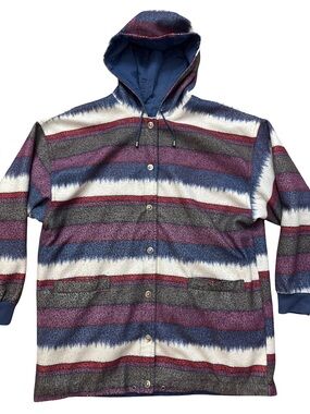 Vintage Current Seen Reversible Aztec Jacket Women’s/Unisex Size L/XL Retro